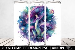 Magical Celestial Mushroom Sublimation Clipart Product Image 2