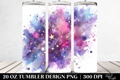 Colorful Watercolor of Unicorn Whimsical | 20 oz Tumbler Product Image 2