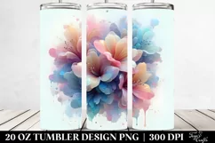 Azalea Flower Summer 20 Oz Tumbler Product Image 2