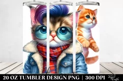 Vibrant Baby Cat | 20 oz Tumbler Product Image 2