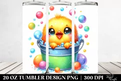 20 Oz Tumbler Sublimation | Colorful Smiling Cute Baby Product Image 2
