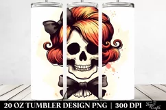 Halloween Skull Tumbler | 20 oz Tumbler Product Image 2