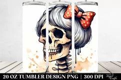 Halloween Skull Tumbler | 20 oz Tumbler Product Image 2