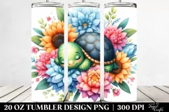 Colorful Baby Turtle Tumbler Product Image 2