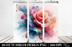Shiny Rose Tumbler | 20 oz Tumbler Product Image 2