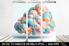 Colorful Whimsical Pastel Cloud | 20 oz Tumbler Product Image 2