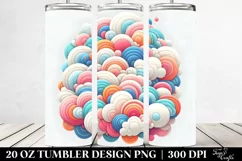 Colorful Whimsical Pastel Cloud | 20 oz Tumbler Product Image 2