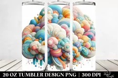 Colorful Whimsical Pastel Cloud | 20 oz Tumbler Product Image 2
