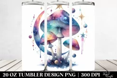 Colorfull Magical Mushroom Tumbler Product Image 2
