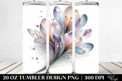 Glossy Crocus Tumbler | 20 oz Tumbler Product Image 2