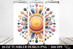 Colorful Wimsicall Sun Tumbler Product Image 2