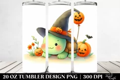 Cute Baby Turtle for Halloween, PNG Product Image 2