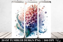 Glossy Hyacinth Tumbler | 20 oz Tumbler Product Image 2