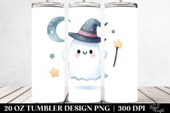 Cute Ghost Watercolor | 20 oz Tumbler Product Image 2