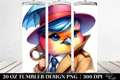 Contempt Baby Bird with Cool Haircut, Transparent PNG Product Image 2
