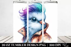Cute Baby Dove Posing Like a Model | 20 oz Tumbler Product Image 2