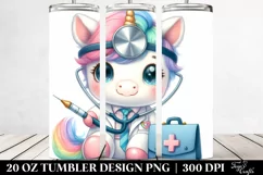 Cute Baby Unicorn | 20 Oz Tumbler Product Image 2