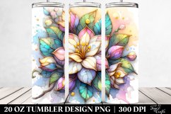 Vibrant Gardenia Tumbler | 20 oz Tumbler Product Image 2