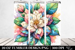 Vibrant Gardenia Tumbler | 20 oz Tumbler Product Image 2
