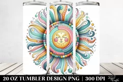 Colorful Wimsicall Pastel Sun | 20 Oz Tumbler Product Image 2