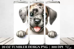 Colorful Funny Great Dane | 20 oz Tumbler Product Image 2