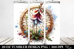 Wooden Stained Lobelia with Metallic Insertions | 20 oz Product Image 2