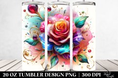 Plant Tumbler, 20 oz Skinny Tumbler Wrap Product Image 3