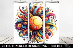 Colorful Vibrant Sun | 20 Oz Tumbler Product Image 2