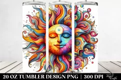 Colorful Vibrant Sun | 20 Oz Tumbler Product Image 2