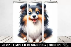 Crazy Looking Shetland Sheepdog | 20 Oz Tumbler Product Image 2