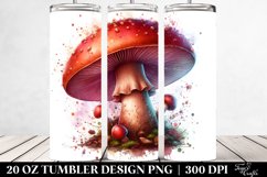 Glossy Mushroom Tumbler | 20 oz Tumbler Product Image 2