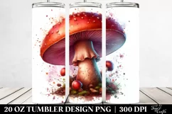 Glossy Mushroom Tumbler | 20 oz Tumbler Product Image 2