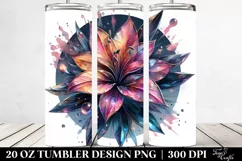 Detailed Glossy Lobelia | 20 Oz Tumbler Product Image 2