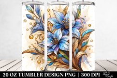 Stained Lobelia with Shiny Material PNG Product Image 2