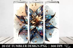 Shiny Lobelia Stained | 20 Oz Tumbler Product Image 2