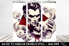 Retro Haloween Vampire's Bite Tumbler | 20 oz Tumbler Product Image 2