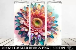 Gerbera Flower Tumbler | 20 oz Tumbler Product Image 2