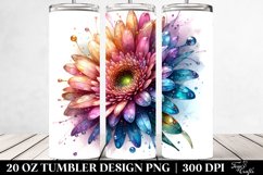 Vibrant Gerbera Design | 20 oz Tumbler Product Image 2