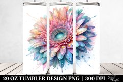 Shiny Gerbera Sublimation | 20 oz Tumbler Product Image 2