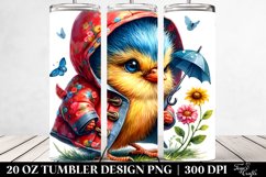 Cute Baby Bird with Cool Haircut | 20 oz Tumbler Product Image 2