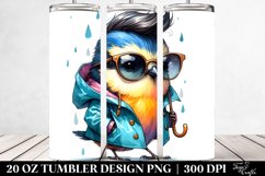 Cute Baby Bird with Cool Haircut | 20 oz Tumbler Product Image 2