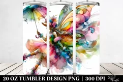 Fairy Playing Drawing | 20 oz Tumbler Product Image 2