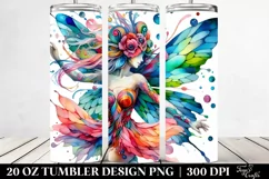 Fairy Playing Drawing | 20 oz Tumbler Product Image 2