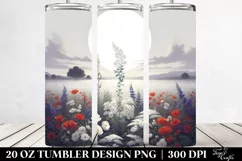 Simple Digital Painting with Nightshade | 20 oz Tumbler Product Image 2