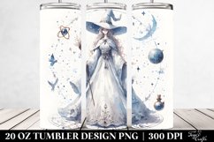 Simple Watercolor Sorceress | 20 oz Tumbler Product Image 2