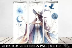 Simple Watercolor Sorceress 20 oz Tumbler Product Image 2