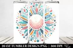 Colorful Pastel Sun 20 Oz Tumbler Product Image 2