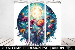 Magical Centered Mushroom Clipart Product Image 2