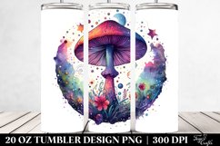 Vibrant Magical Mushroom Tarot Clipart Product Image 2
