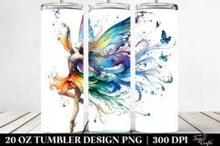 Fairy Dancing Drawing | 20 oz Tumbler Product Image 2